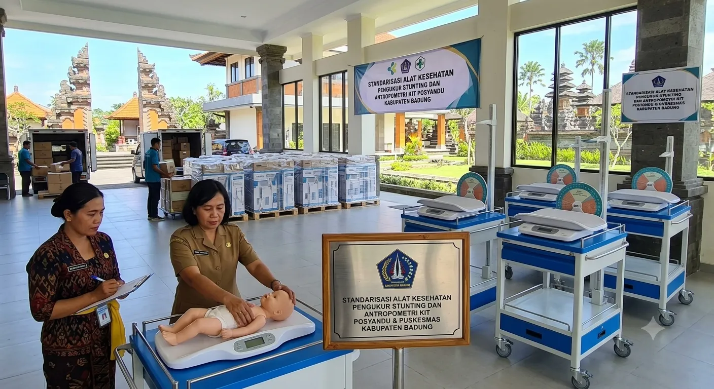 Standarisasi Alat Kesehatan Pengukur Stunting dan Antropometri Kit Posyandu & Puskesmas